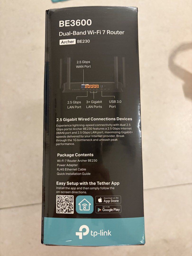 TP-Link BE3600 Dual-Band Wi-Fi 7 Router445933636173834243