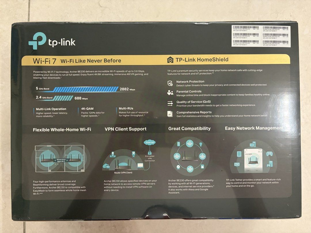 TP-Link BE3600 Dual-Band Wi-Fi 7 Router445933636173834241