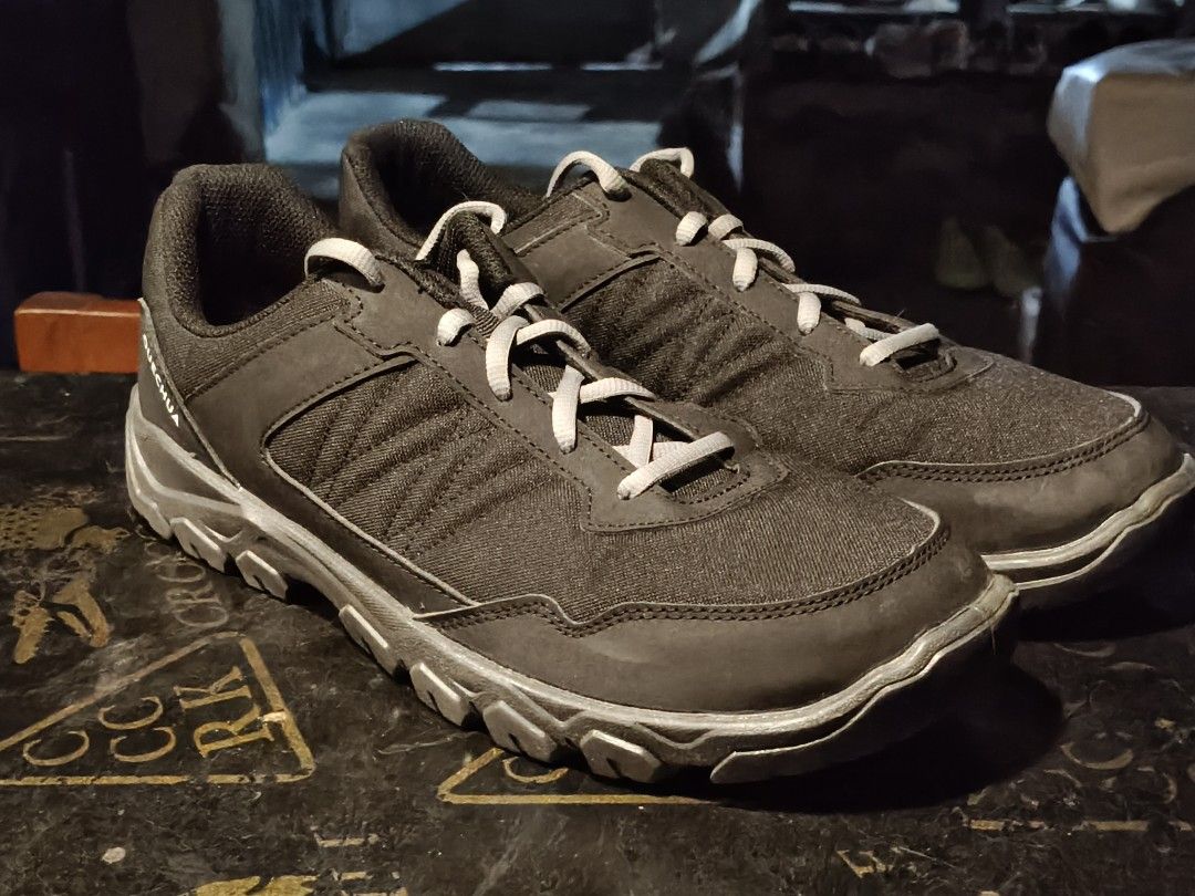Trekking shoes [Customized] (Category: Hiking & Camping) located in Marikina City. Submitted by jamvg (Listing ID 1436259540, Image 1). Description: –Upgraded insole from EVA to TPU for more cushion –Outsole:Styrene Butadiene rubber, better traction –3.5mm lugs –Size 10, but fits size 10.5 RFS: Wanted to try shoes instead of boots for the first time on trails, but didn't like the feel, since I'm used to high top. *Removed tag, since it made the t