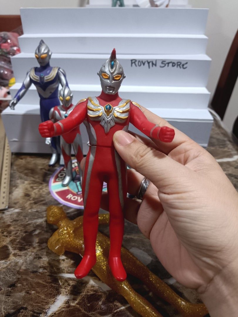 Ultraman bandai markings (Category: Toys & Games) located in Caloocan City. Submitted by rovynstore30 (Listing ID 1436250952, Image 3). Description: 5 to 7 inches all bandai markings take all for only 520 pesos.