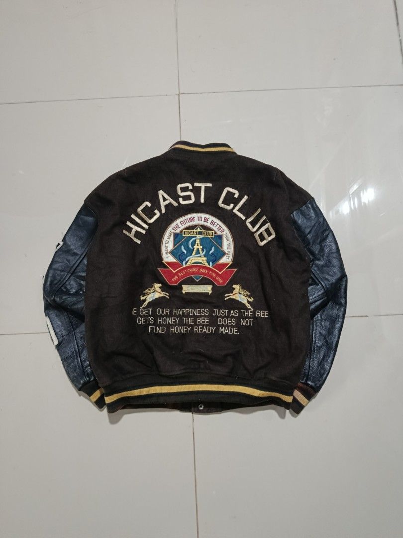 Vintage Faded Wool Leather Jacket (Category: Coats, Jackets and Outerwear) located in Manila. Submitted by luxstreetbrand (Listing ID 1436144581, Image 2). Description: W 23 x L 24.