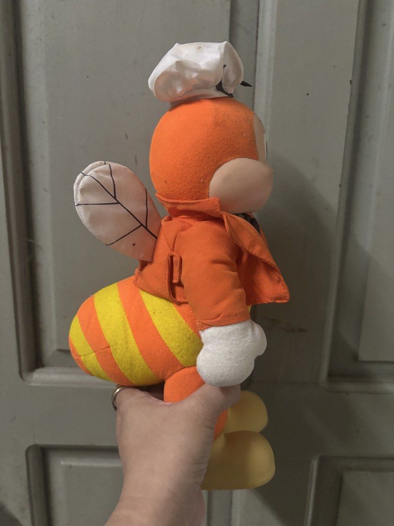 Vintage Jollibee Orange Doll (Category: Kids Toys) located in Taytay. Submitted by michidc (Listing ID 1436206223, Image 2). Description: Selling Vintage Jollibee Orange Doll Perfect Condition Vinyl Head and shoes 4500 only 2pcs left! Non-negotiable Pickup Taytay, Rizal.