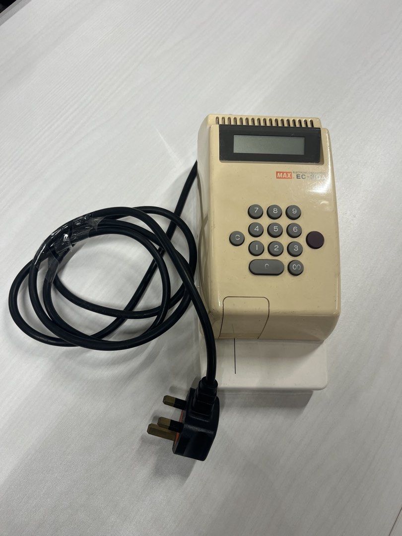Vintage Max EC-30A Electronic Check Writer445811136838379520