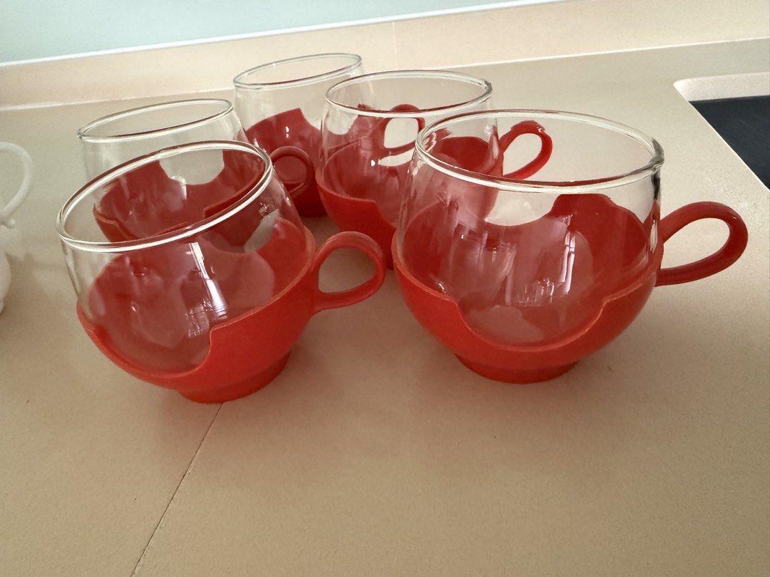 Vintage Pyrex, 1960s collectible Cups446011920561612801
