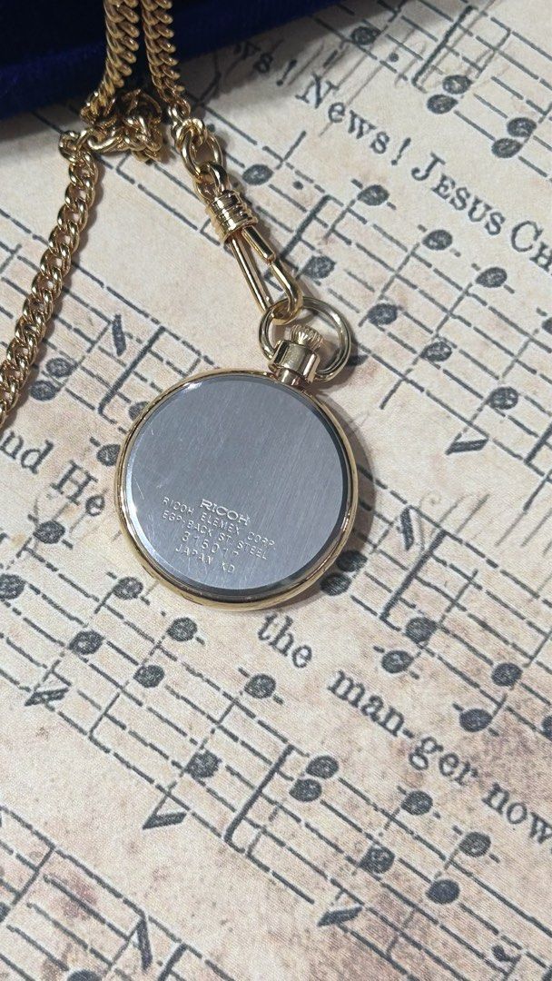 Vintage Ricoh Pocket Watch (Category: Everything Else Others) located in Makati City. Submitted by cestparfaitvintagejewelries (Listing ID 1436165368, Image 3). Description: ❤️ Tested working only. no battery included.