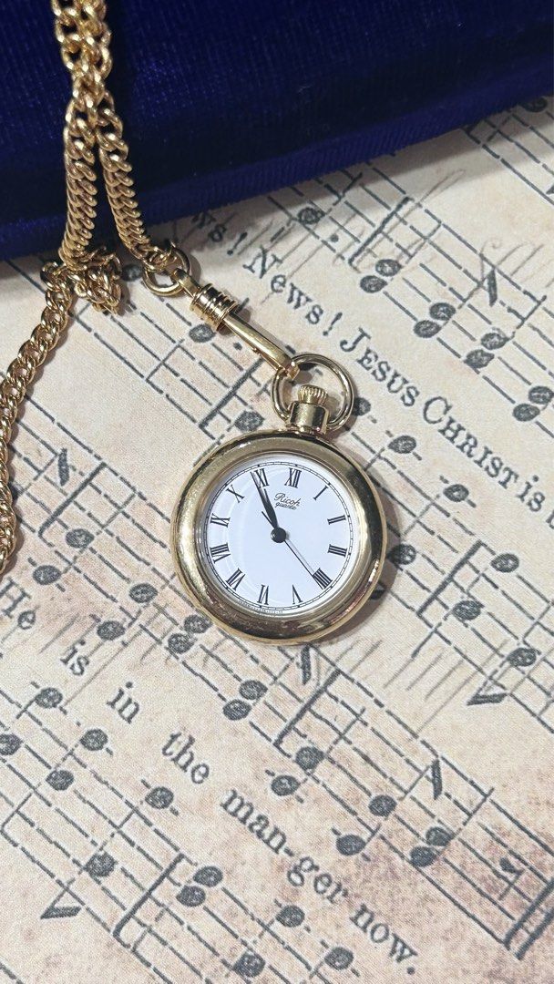 Vintage Ricoh Pocket Watch (Category: Everything Else Others) located in Makati City. Submitted by cestparfaitvintagejewelries (Listing ID 1436165368, Image 2). Description: ❤️ Tested working only. no battery included.