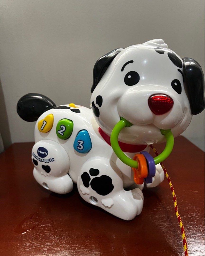Vtech Doggie Toy (Category: Interactive Toys) located in San Juan City. Submitted by benta_mama (Listing ID 1436224499, Image 1). Description: Working Battery not included Rfs :outgrown.