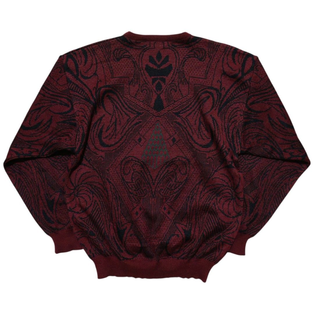 Vtg. 80s Lewinger Red Acrilic Wool Sweater (Category: Tshirts & Polo Shirts ) located in Dinalupihan. Submitted by brokencasket (Listing ID 1436198449, Image 2). Description: Vtg. 80s Lewinger Red Acrilic Wool Sweater Fits M-L. Measurements on photo. Color may vary due to lighting..