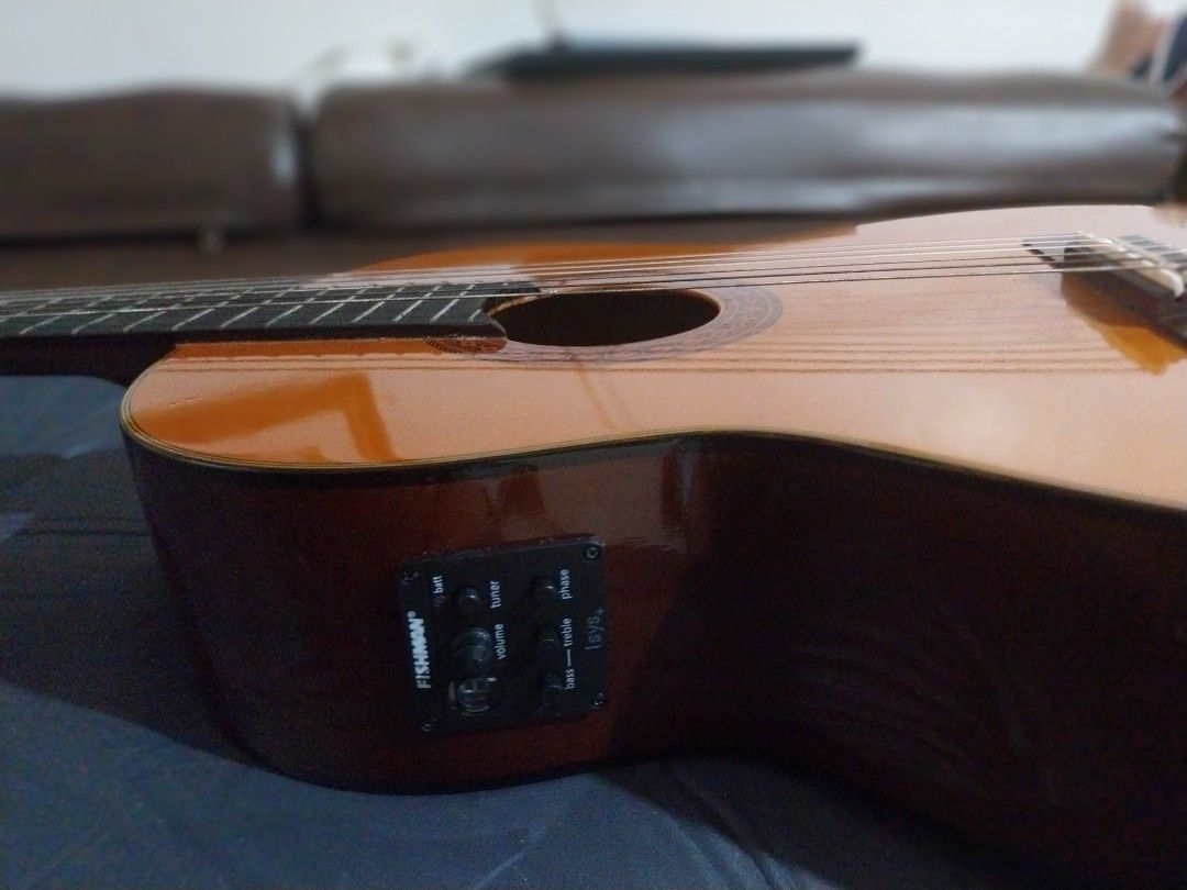 Yamaha C-70 Nylon Classic Guitar (Category: Musical Instruments) located in Cavite. Submitted by boldbird_5bb61a (Listing ID 1435106929, Image 2). Description: - Yamaha C-70 nylon string guitar -Fishman pickup - Classic design with a natural finish - Features a rosewood fingerboard - Spruce top - Well-maintained condition - Suitable for beginners and intermediate players - Includes the guitar only.