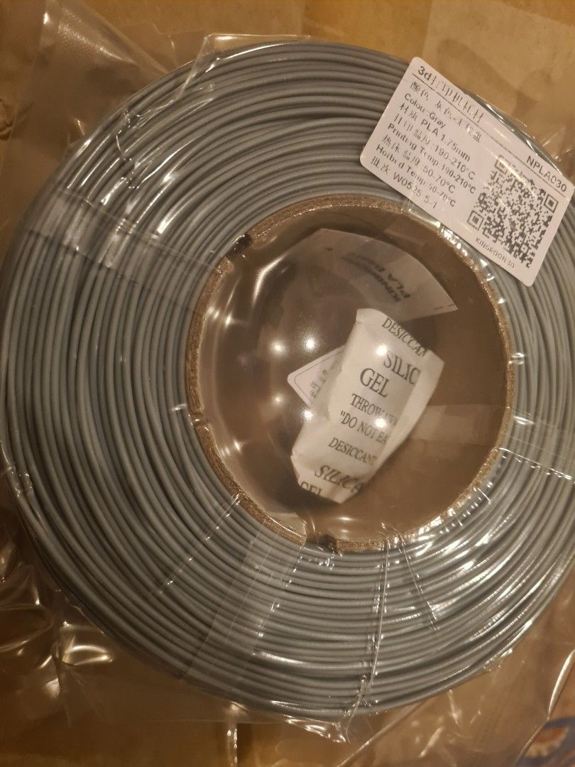 3D Printing Filament Refill - Grey PLA446925481999738880