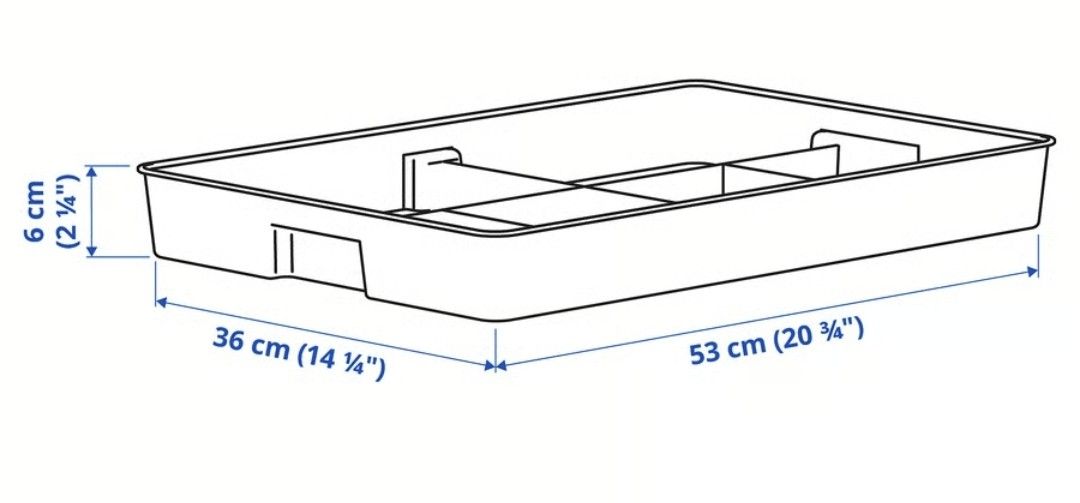 📦✨ IKEA KUGGIS Box + Insert – White 🌟446625724351784964