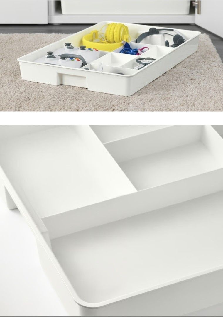 📦✨ IKEA KUGGIS Box + Insert – White 🌟446625724351784965