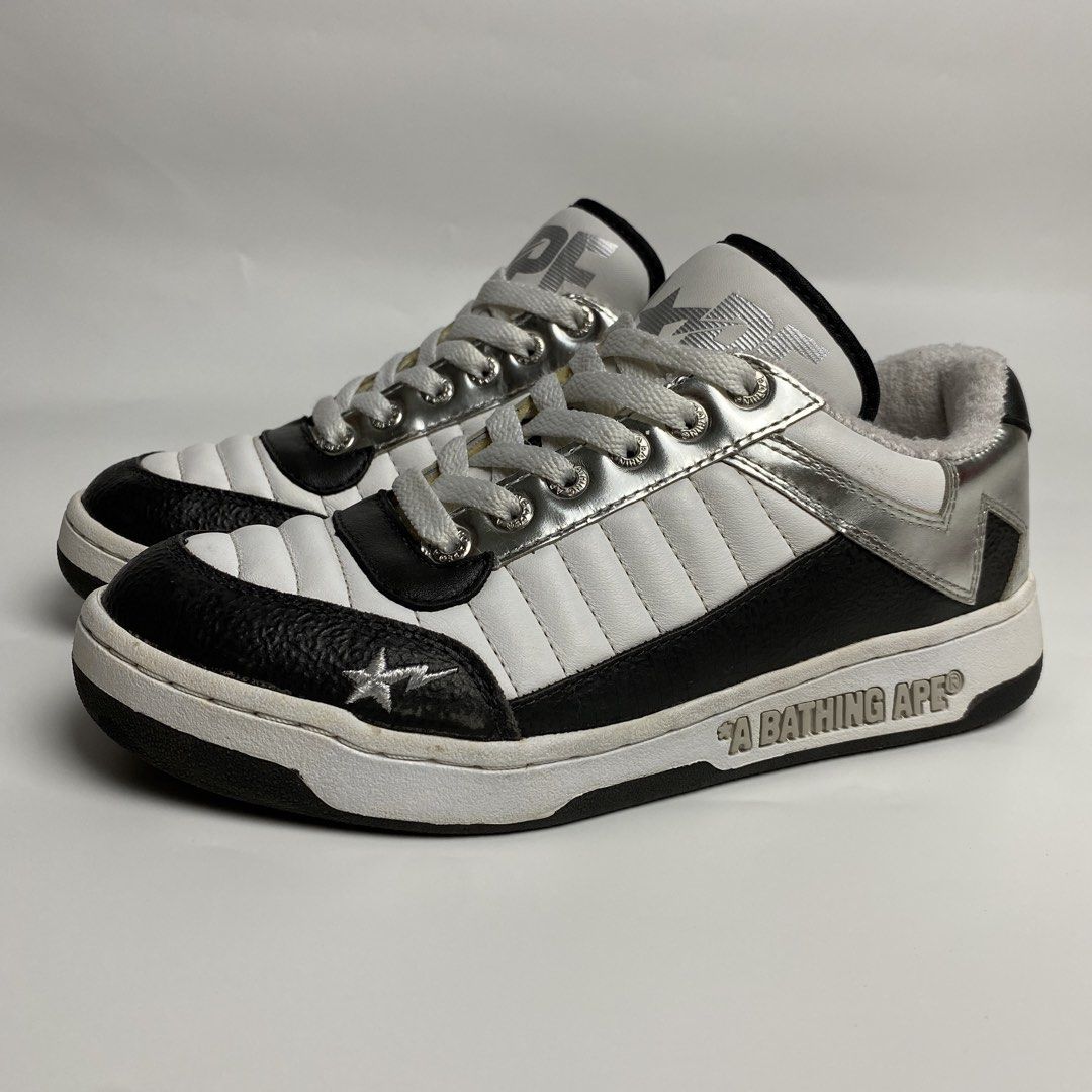 A Bathing Ape Bapesta 88 Mid Sneakers (Category: Sneakers) located in Bacolod City. Submitted by rewear.conceptual (Listing ID 1436441223, Image 2). Description: A Bathing Ape Bapesta 88 Mid Sneakers Condition: 9/10 or better Size: EU 35.5/ UK 5/US 6/CM 24 Message seller if interested Always double check the items description before making an offer. Strictly no return/refund policy! .