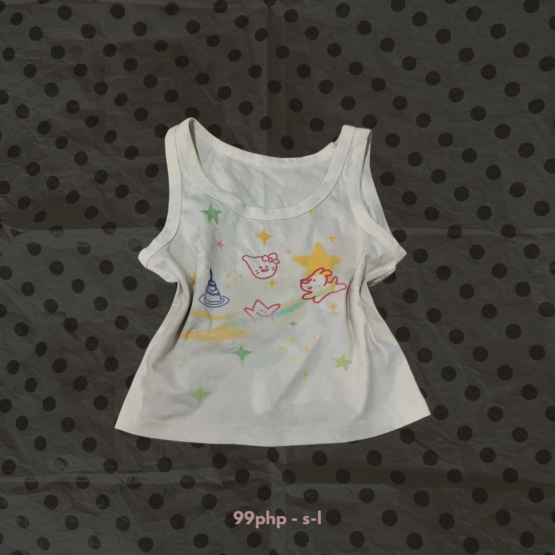 Acubi Morikei Tops for only 99php each (Category: Others Tops) located in Angeles City. Submitted by __28str (Listing ID 1436409164, Image 3). Description: assorted acubi morikei tops 99php + sf each The size is indicated.