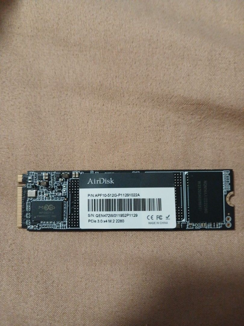 AirDisk PCIe 3.0 NVMe M.2 2280 SSD