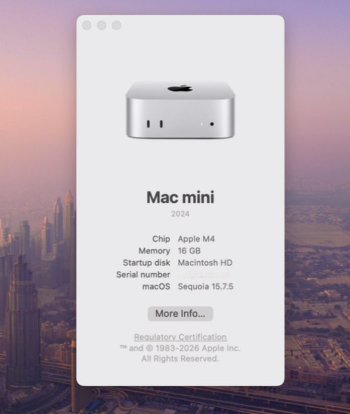 Apple Mac Mini (2024) - M4 Chip, 16GB RAM446430384416378881