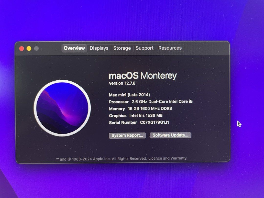 Apple Mac Mini (Late 2014) - 1TB Storage446430389469849602