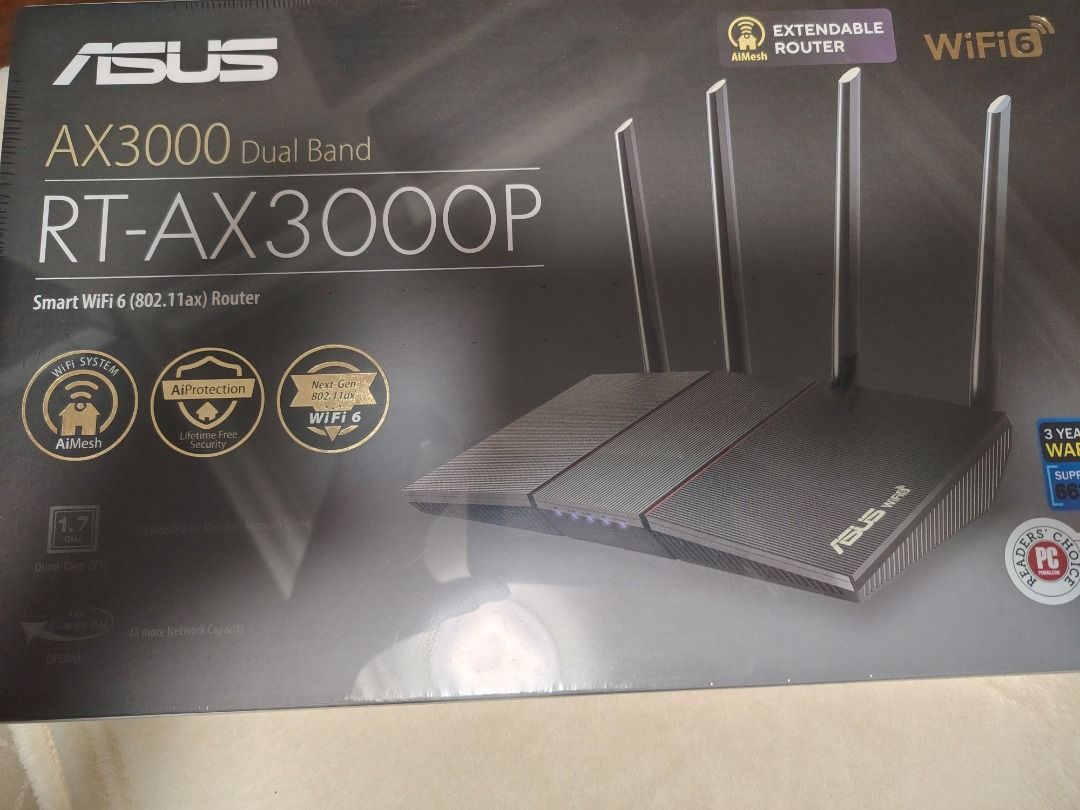 ASUS AX3000 Dual Band RT-AX3000P WiFi 6 Router