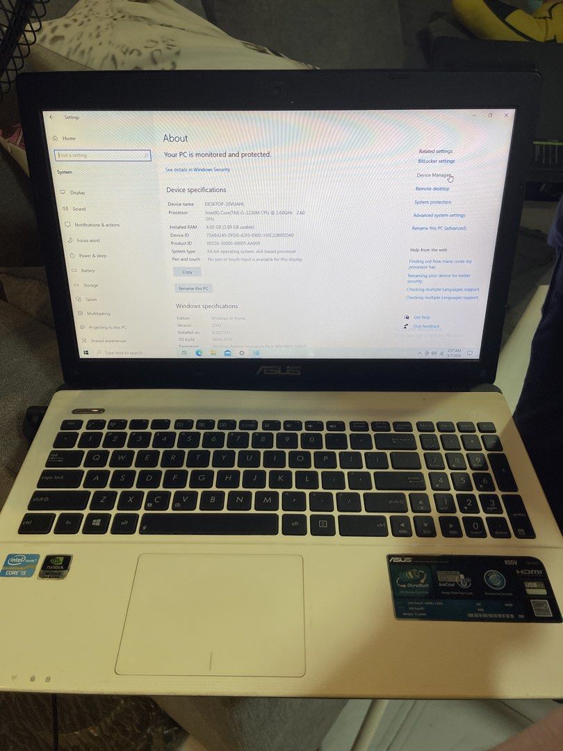 Asus k55V laptop447036905856716800