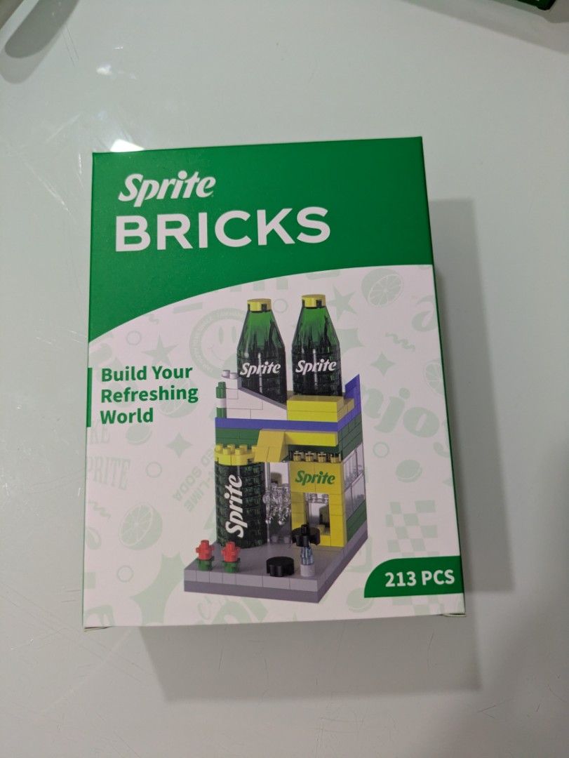 Authentic imported Sprite Bricks Building Block Set - 213 Pieces ...