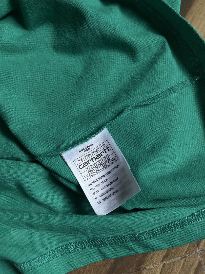 Carharrt Short-sleeve pocket tshirt (Category: Tshirts & Polo Shirts ) located in Argao. Submitted by tripthrift0424 (Listing ID 1436323423, Image 3). Description: Size: XL Dimes: 24x30.5 Color Rate: 9.7/10 Issue: ❌❌ 📍Location: Argao, Cebu 🚚 Delivery: J&T PM 📩📩.