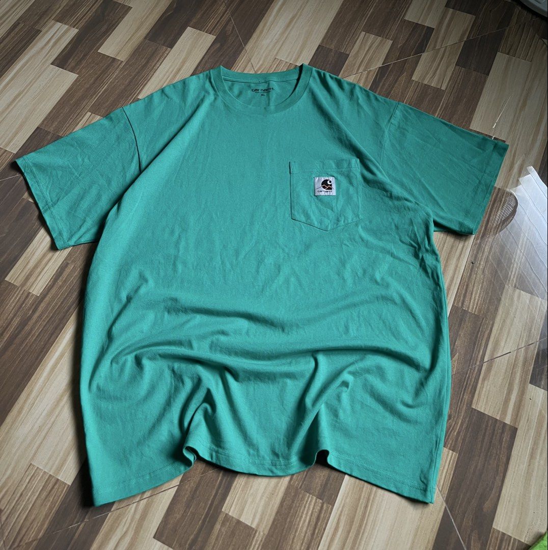 Carharrt Short-sleeve pocket tshirt (Category: Tshirts & Polo Shirts ) located in Argao. Submitted by tripthrift0424 (Listing ID 1436323423, Image 1). Description: Size: XL Dimes: 24x30.5 Color Rate: 9.7/10 Issue: ❌❌ 📍Location: Argao, Cebu 🚚 Delivery: J&T PM 📩📩.