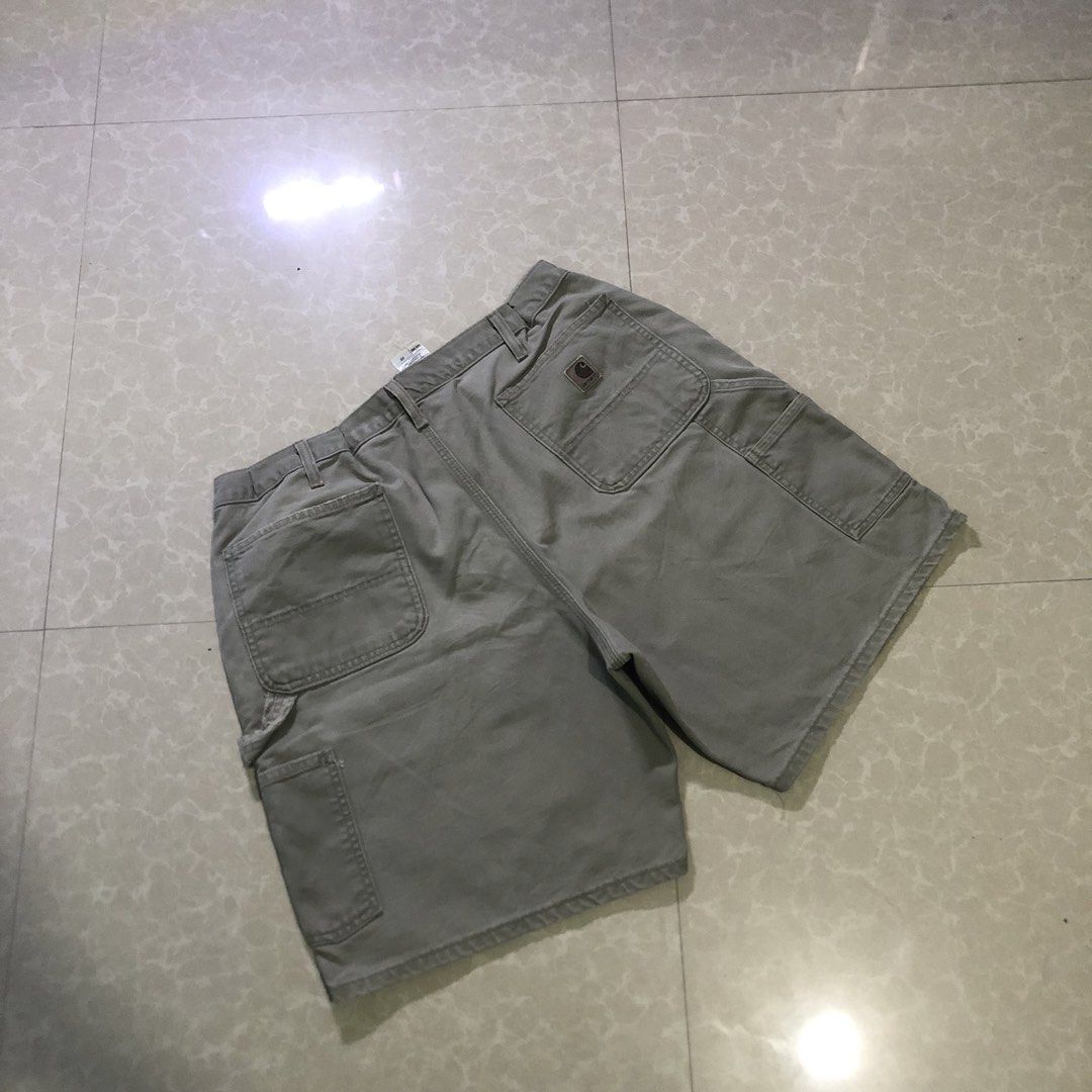 Carhartt vintage patch carpenter (Category: Shorts) located in Samal. Submitted by rj_thrift (Listing ID 1436393681, Image 1). Description: size 36 if tahi pag tinannggal tahi size 40x21 leg hole 13 issue: Repaired and scraches excellent condi.