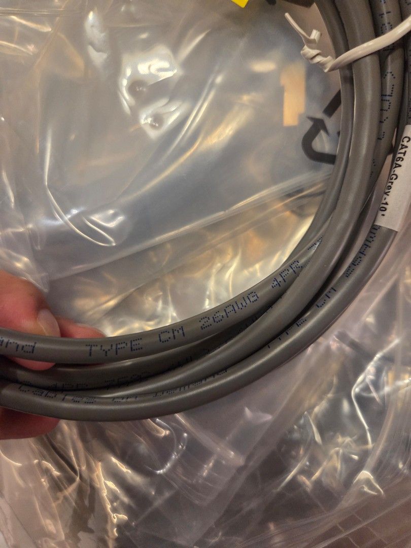 CAT6A Grey 10' Network Cable446429473790371842