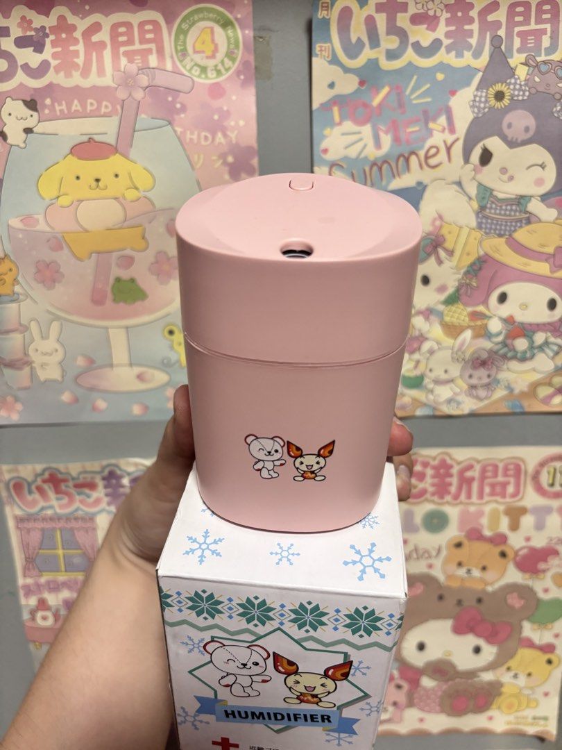 Character Themed Desk Humidifier Mini Pink Usb Cable Desktop (Category: Air Purifiers & Dehumidifiers) located in Muntinlupa City. Submitted by matchalinlin (Listing ID 1436328610, Image 2). Description: .