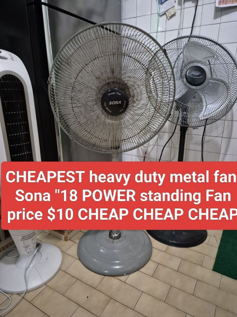 CHEAPEST"18, Sona power fan , industrial fan , metal fan , Mitsubishi fan , mistral fan , kdk fan , metal fan , standing fan , fans , stand fan