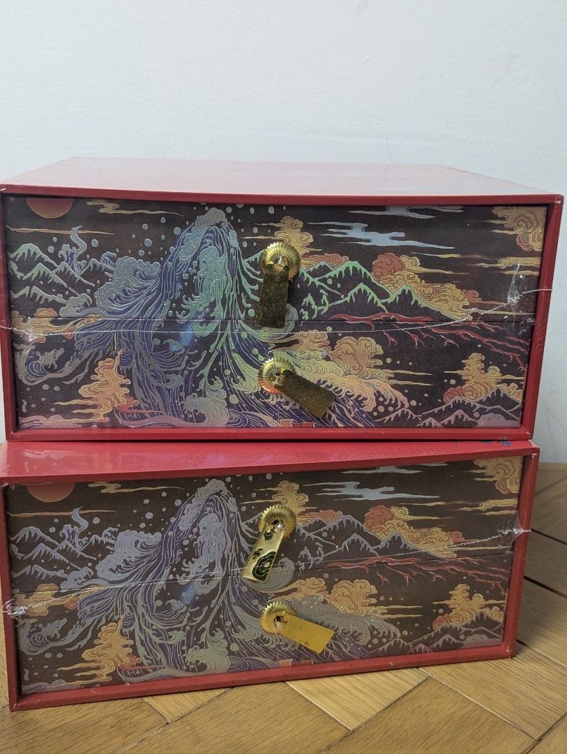 Chinese Tea Set with Drawers446381658222120962