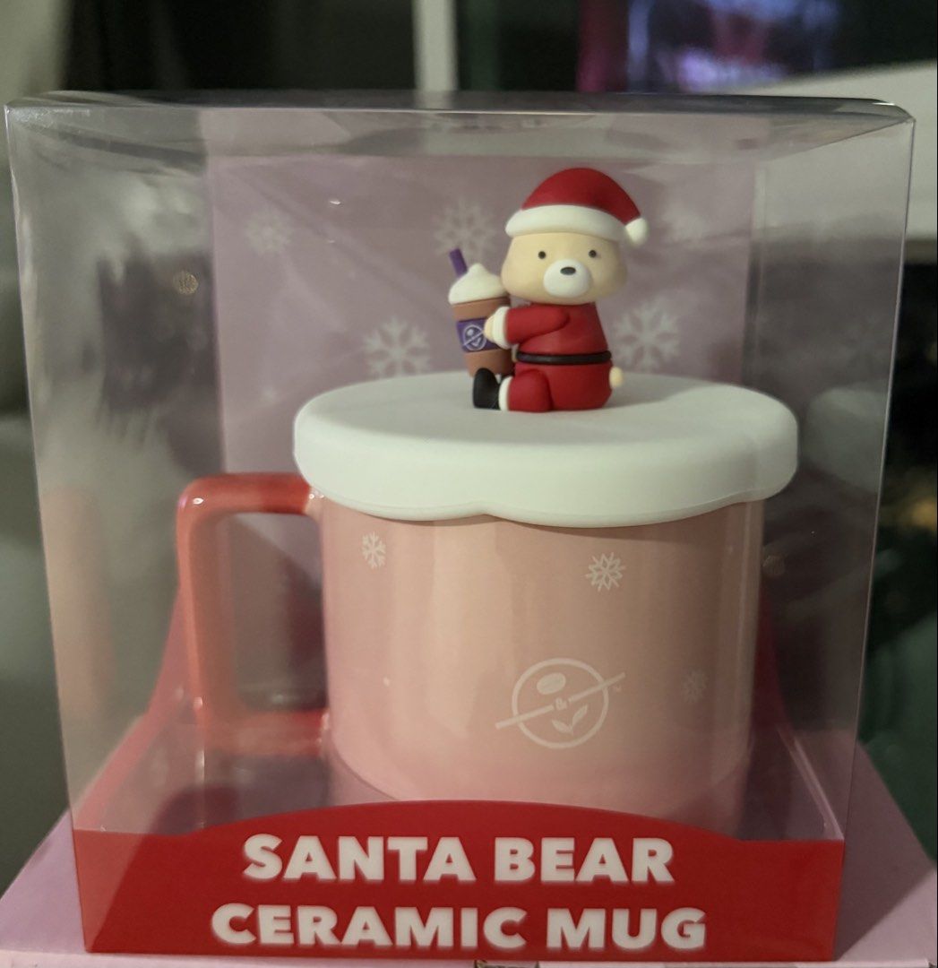 Coffee Bean & Tea Leaf Santa Bear Ceramic Mug