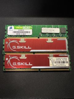 Corsair G.Skill DDR2 1GB Memory454653857907363840