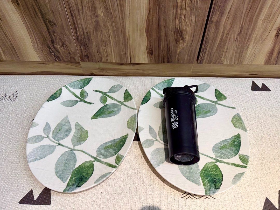Crate & Barrel Leafy Botanical Oval Platter446749851895746562