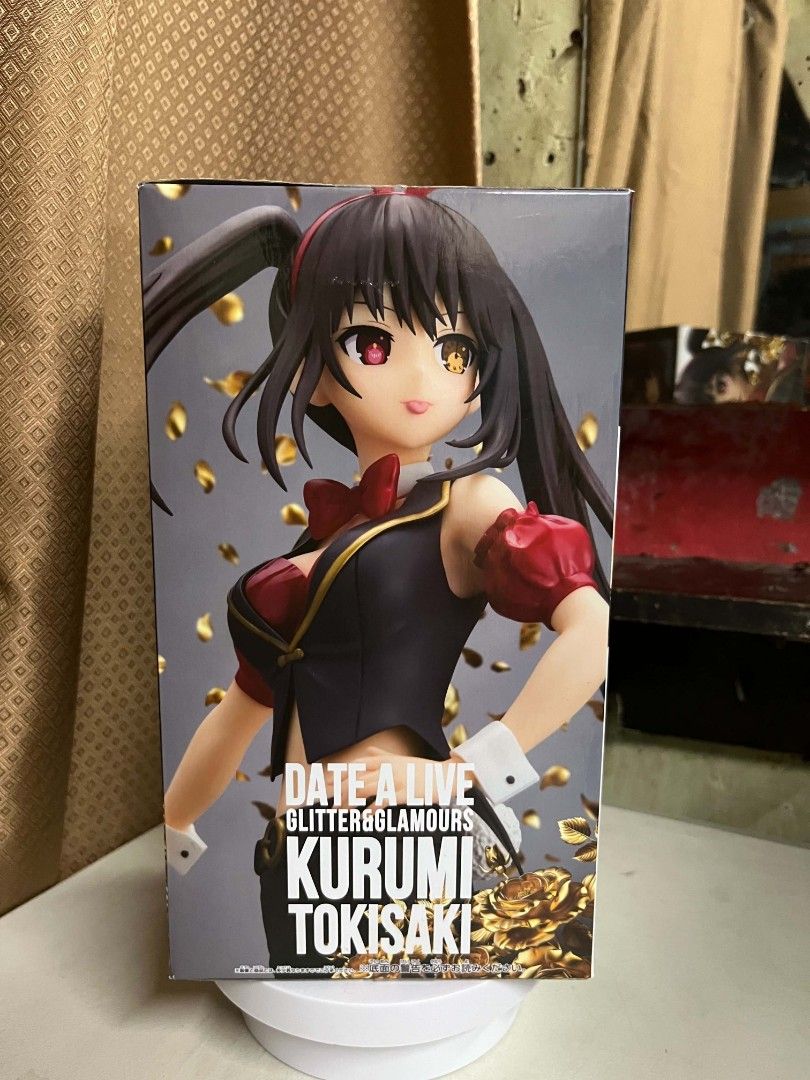 DATE A LIVE, GLITTERS & GLAMOURS KURUMI TOKISAKI (Category: Toys & Games) located in Manila. Submitted by dahdaaa (Listing ID 1436351587, Image 2). Description: ↛ Condition: Mint in Box (no clam/bb) ↛ can provide any proofs ↛ MOP: Cash/Gcash ↛ MOD: LBC, Lalamove, J&T or Pick up ↛ MEET UP: SM Sta.Mesa/Quiapo Church/Savemore Nagtahan/Vicente Cruz, España Blvd ↛ LOC: Sampaloc/Quiapo, Manila.