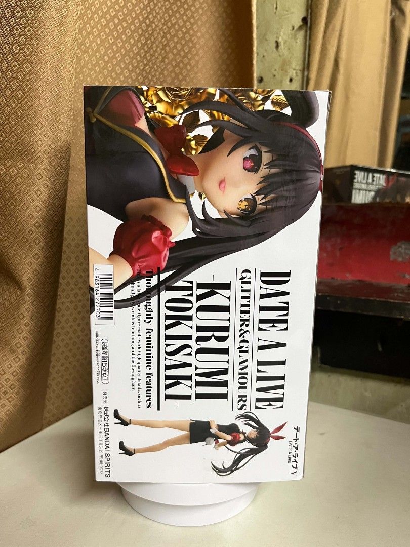 DATE A LIVE, GLITTERS & GLAMOURS KURUMI TOKISAKI (Category: Toys & Games) located in Manila. Submitted by dahdaaa (Listing ID 1436351587, Image 3). Description: ↛ Condition: Mint in Box (no clam/bb) ↛ can provide any proofs ↛ MOP: Cash/Gcash ↛ MOD: LBC, Lalamove, J&T or Pick up ↛ MEET UP: SM Sta.Mesa/Quiapo Church/Savemore Nagtahan/Vicente Cruz, España Blvd ↛ LOC: Sampaloc/Quiapo, Manila.