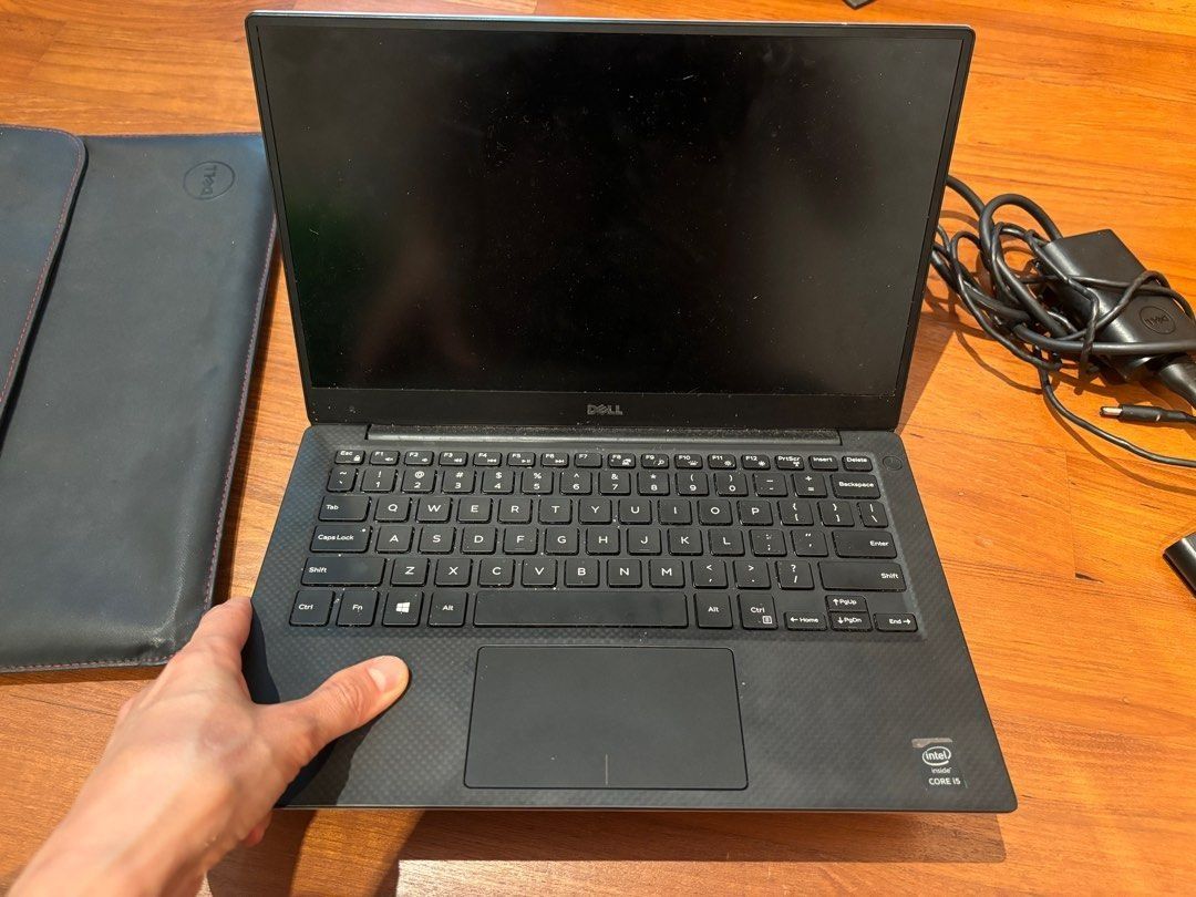 Dell XPS 13" Laptop with Charger and Sleeve