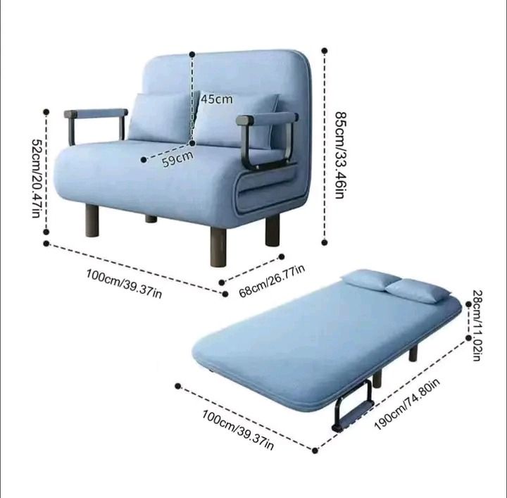 double reclining (Category: Sofas) located in Manila. Submitted by saguittarian06 (Listing ID 1436377656, Image 2). Description: 3 in 1 Double Reclining Sofa Bed/ Chair ₱3000 Size: 60x190cm ₱3,500Size:80x190cm ₱6,850 before now ₱4,500 Size:120x190cm color: grey , blue, khaki, green Reclining Sofa Chair 3 in 1 Sofa Bed Chair Comfortable Cushion Elegant and Comfortable for Home posted color available Home Study Chair Computer Chair l Easy to Assemb