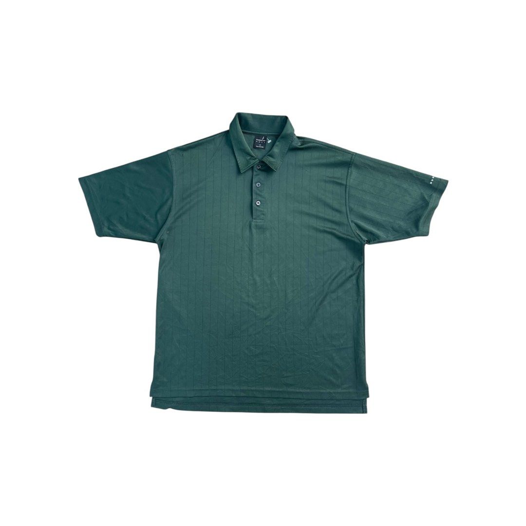 Dunning Green Polo Shirt - L (Category: Tshirts & Polo Shirts ) located in San Pedro. Submitted by drip_from_thrift (Listing ID 1436391128, Image 2). Description: Brand: Dunning Golf (3) Color Rate: 9 Conditions: 9 Dimes: 22 by 28.5 Size on Tag: Issue: .