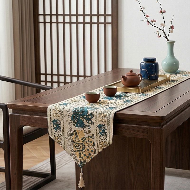 Elephant design Table Runner446864929966018561