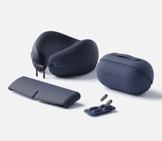 Everythink EV-2 Travel Capsule Comfort Set (Category: Makeup) located in Quezon City. Submitted by decoroptio09963 (Listing ID 1436356872, Image 1). Description: - Travel Comfort Set: Includes U-shaped neck pillow, eye mask, and earplugs. - Lightweight and Portable: Easy to carry for any trip. - Stylish Travel: Designed for travel in style. - Convenient Carrying: Comes with a travel case. - Key Benefits: Provides neck support, light blocking, and