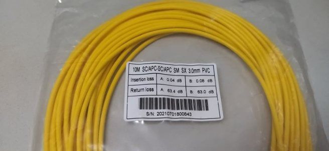 Fiber Optic Cable 10 Meters (For Globe & Converge) (Green) (Category: Cables & Adaptors) located in Pateros City. Submitted by edzteofren28 (Listing ID 1436294746, Image 2). Description: Available!!! Fiber Optic Cable 10 Meters (For Globe & Converge) (Green) Php 248.00 / each Pateros Location PM for inquiries.