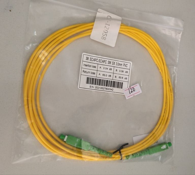 Fiber Optic Cable 3 Meters (For Globe & Converge) (Green) (Category: Cables & Adaptors) located in Pateros City. Submitted by edzteofren28 (Listing ID 1436293882, Image 1). Description: Available!!! Fiber Optic Cable 3 Meters (For Globe & Converge) (Green) Php 120 each PM for inquiries Pateros Location .
