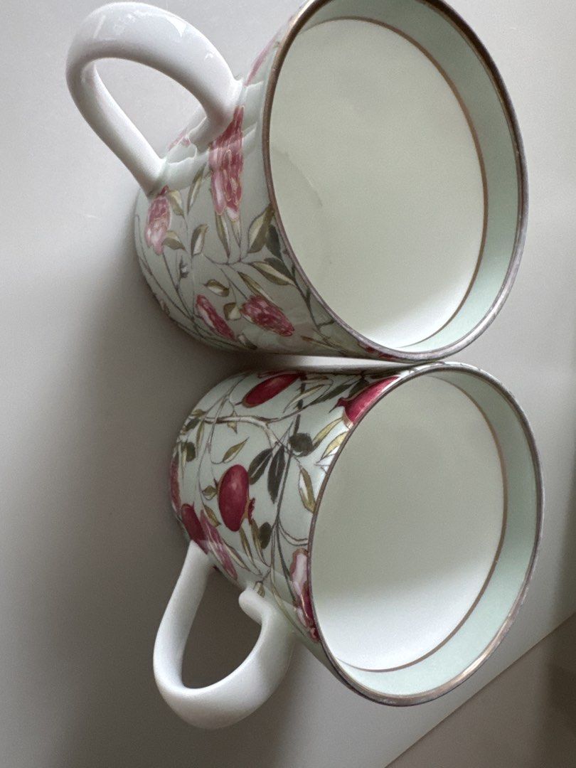 Floral Pattern Mugs - Set of 2446637121324328960
