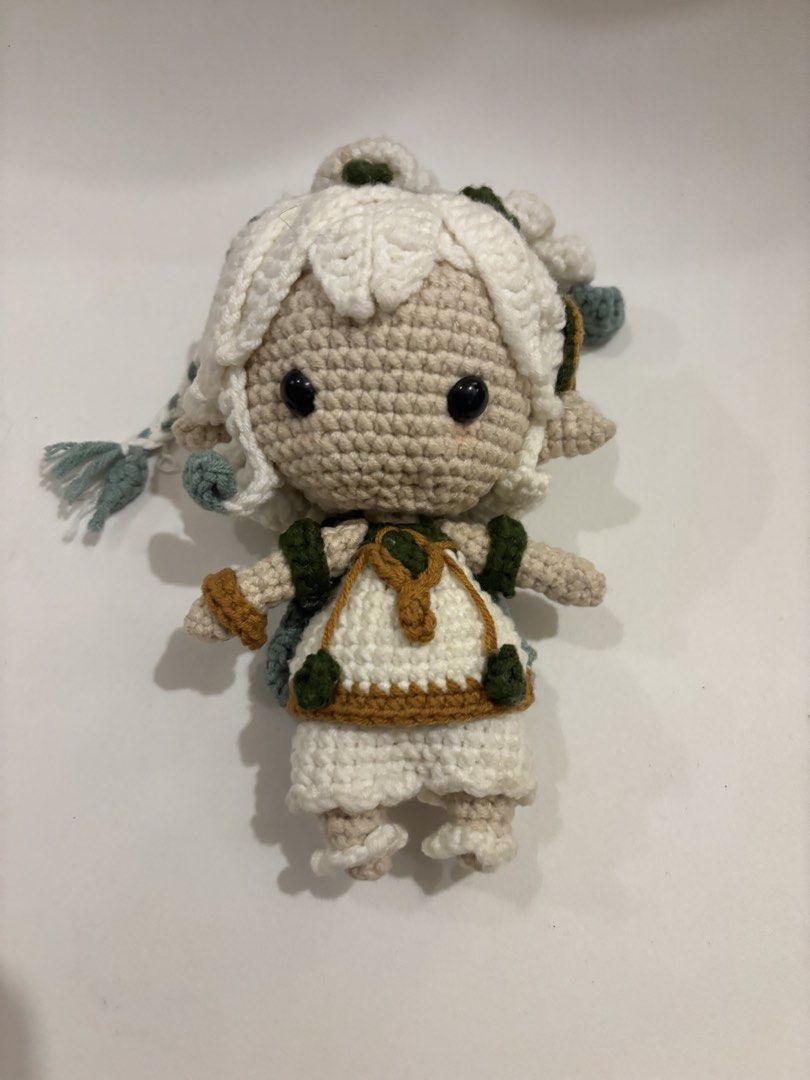 Genshin Impact-Nahida Handmade Crochet (Category: Plushies & Soft Toys) located in Quezon City. Submitted by claycapsule (Listing ID 1436402147, Image 1). Description: Nahida Crochet Plushie Customized Good as a gift for Nahida players/Genshin Impact players Rfs: decluttering Location: SJDM, Bulacan MOP: Gcash/Gotyme Lalamove (shouldered by buyer).