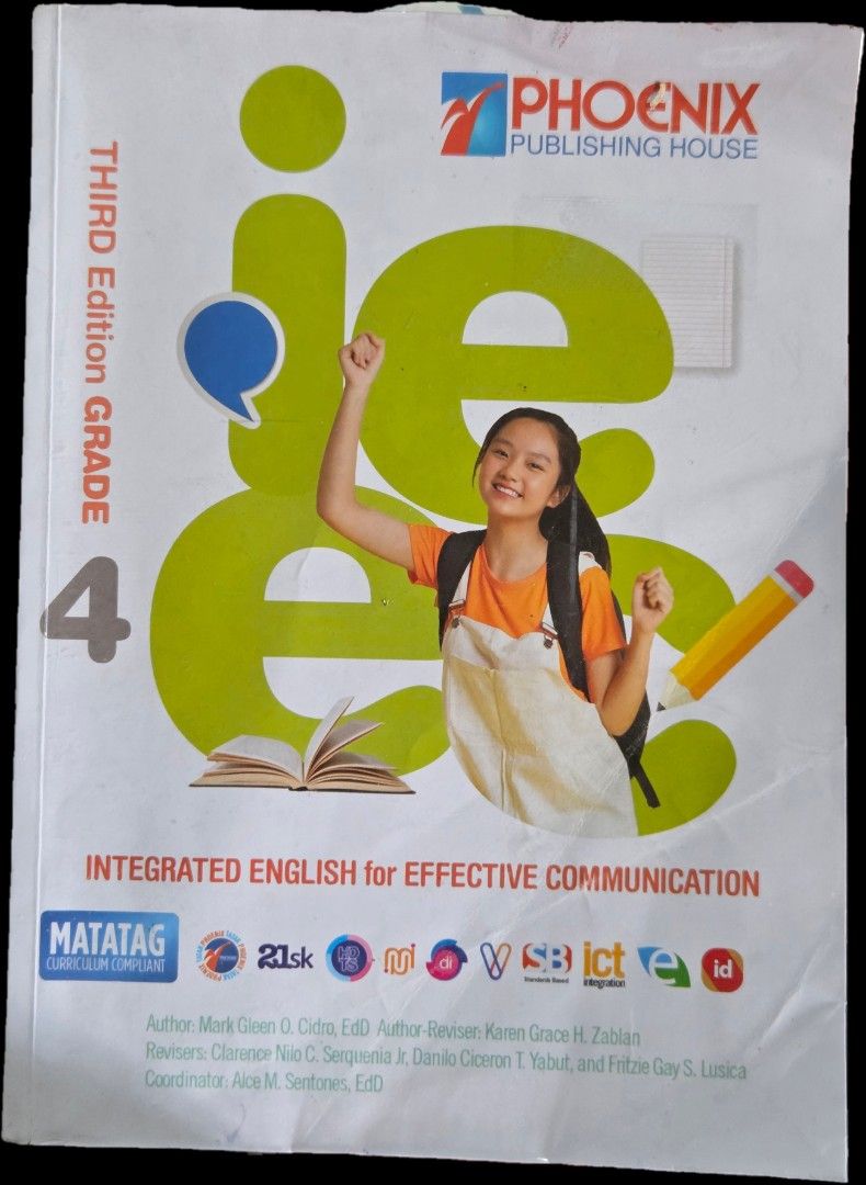 Grade 4 Textbooks (Category: Textbooks) located in Pasig City. Submitted by mrs.ben (Listing ID 1436009643, Image 3). Description: Php 300.00/per book - Grade 4 learning materials - Includes Science Links, Yamang Filipino, Lahing Pilipino, Number Smart, Essential English for Active Learners, Wikang Filipino Sa Mabisang Komunikasyon, Real-Life Science, and Expeditions in MAPEH ‼️All books are in used, excellent condition. Please manage your expect