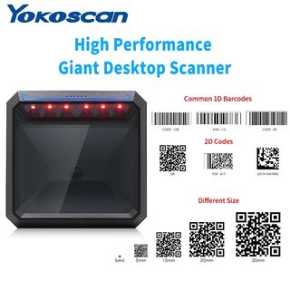 Handsfree 2D 1D Barcode Scanner QR Omnidirectional Desktop BarCode Reader CMOS Image Scanner For Bookstore Shop Drugstore MP7000454484149268664320