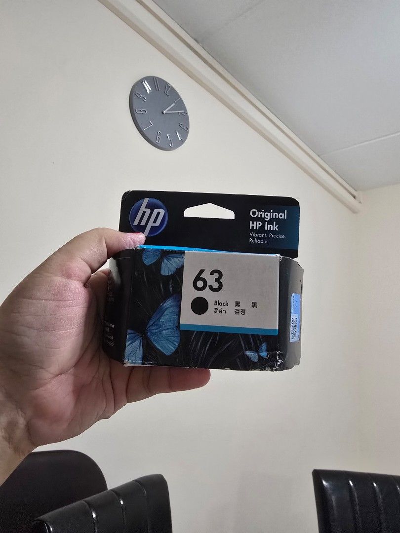 HP 63 Black Ink Cartridge - Original447028487070033921