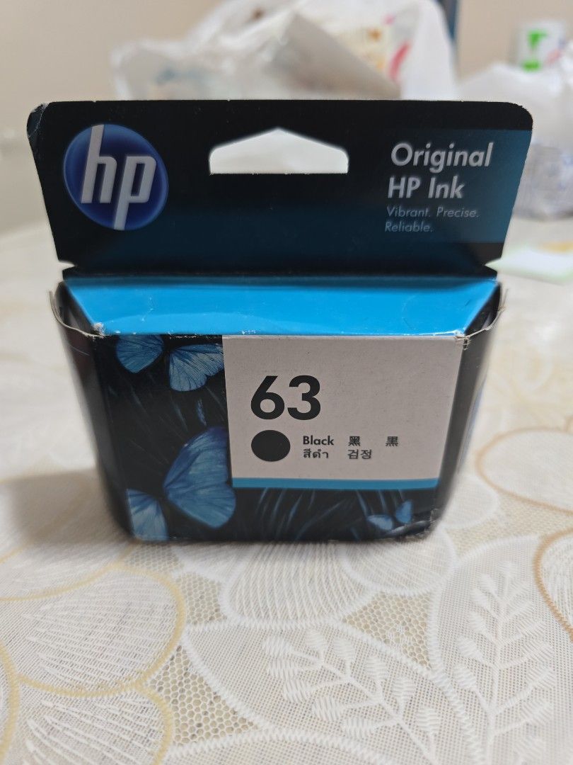 HP 63 Black Ink Cartridge - Original447028487070033920