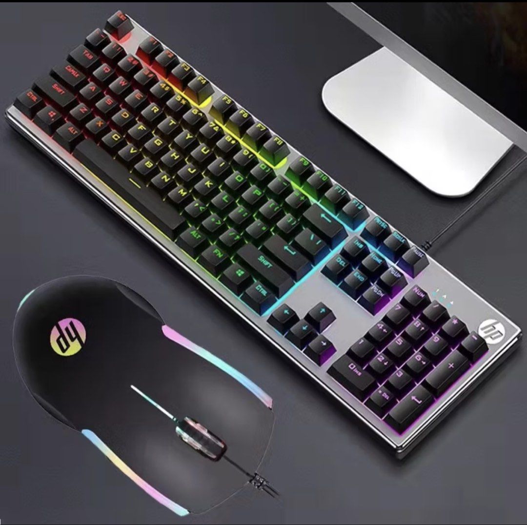 HP KM300F Wired USB Gaming Keyboard & Mouse Combo
